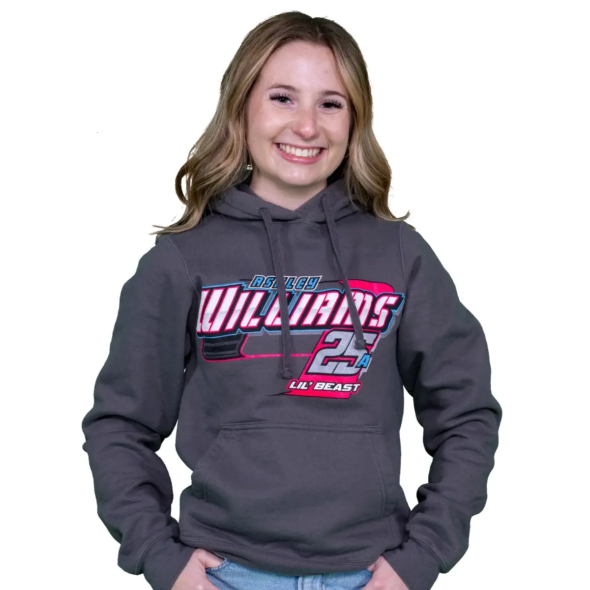 Ashley Williams Lil' Beast Pullover Hoodie (Dark Grey)