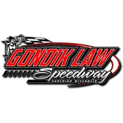 Gondik Law Speedway logo Superior Wisconsin dirt track